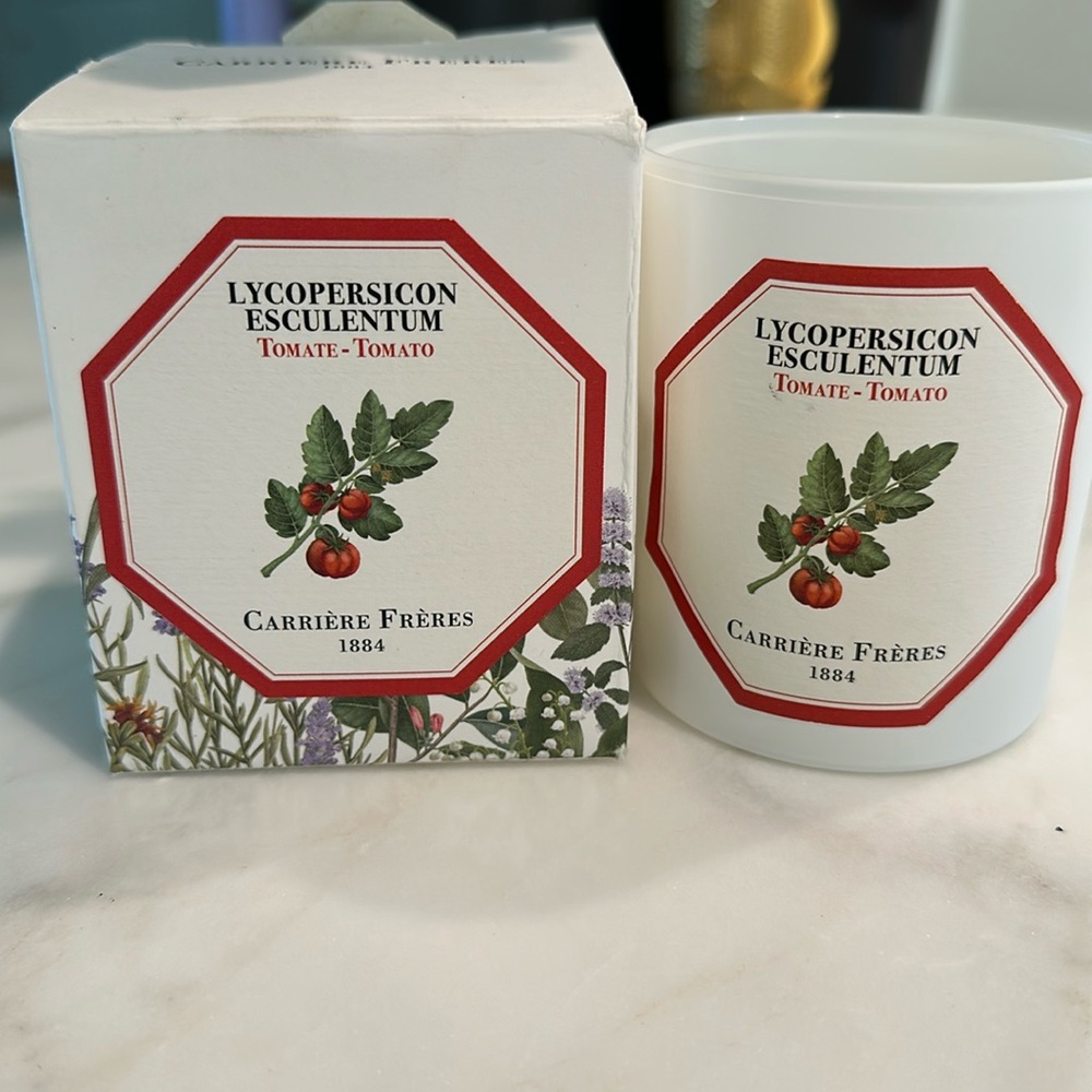 EMPTY Carriere Freres Tomate Candle and Box